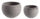 Set 2 Vasi Cement Sfera Grigio