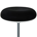 Sgabello per Estetista Girevole Altezza Regolabile Nero Ø40x45-59 cm 