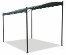 Pergola Gazebo da Giardino in Metallo 3x2,5m Soriani Grigio