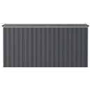 Baule Porta Attrezzi da Esterno 1450 Litri in Acciaio Zincato Antracite