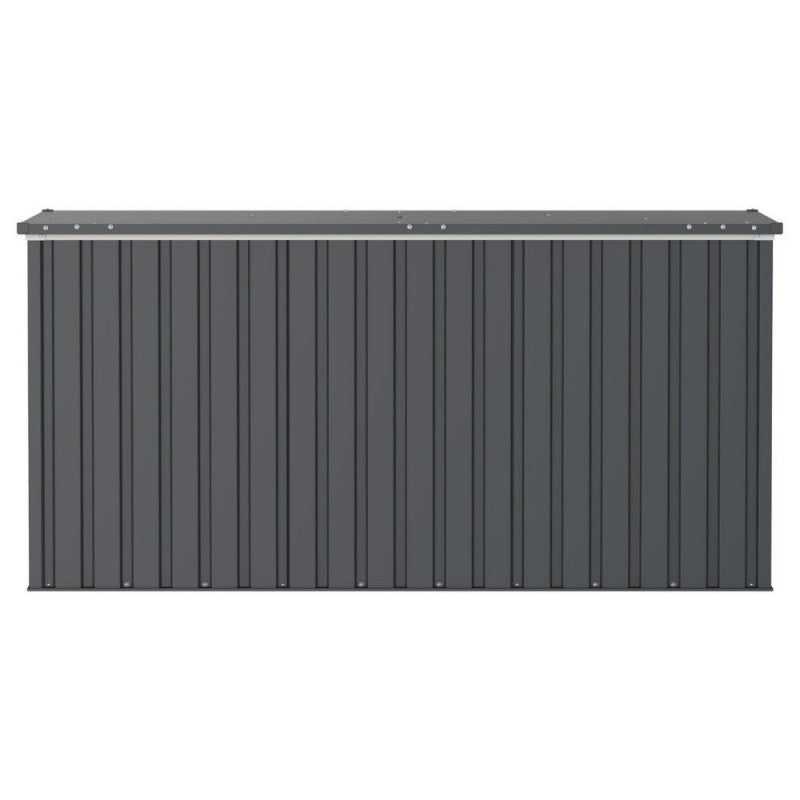 Baule Porta Attrezzi da Esterno 1450 Litri in Acciaio Zincato Antracite