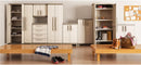 Armadio da Esterno 2 Ripiani 65x45x97H cm in Plastica Keter Excellence Basso Beige/Tortora