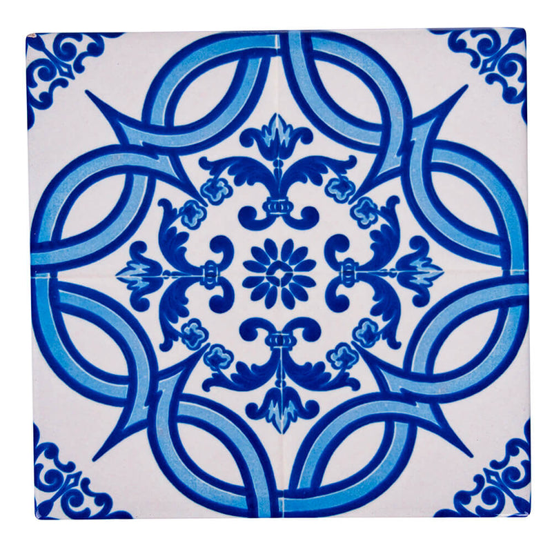 Sottopentola Quadrato Ø16 cm in Ceramica VdE Tivoli 1996 Italian Beauty