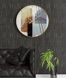 Orologio da Parete Motif 5x60x5 cm in Vetro MDF e Metallo Multicolor