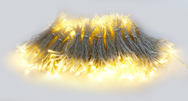 Luci di Natale Cascata 500 Flash LED 300x250 cm Luce Calda Cavo 3m Trasparente acquista