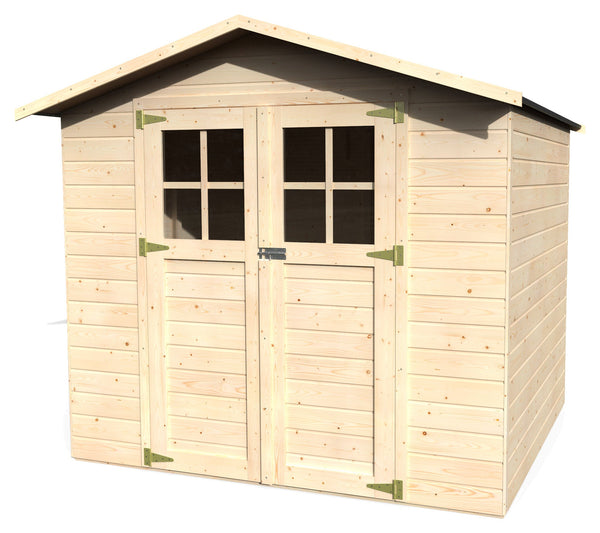 Casetta Box da Giardino per Attrezzi 2,29x2,02m con Pavimento in Legno Abete 12mm Lode online