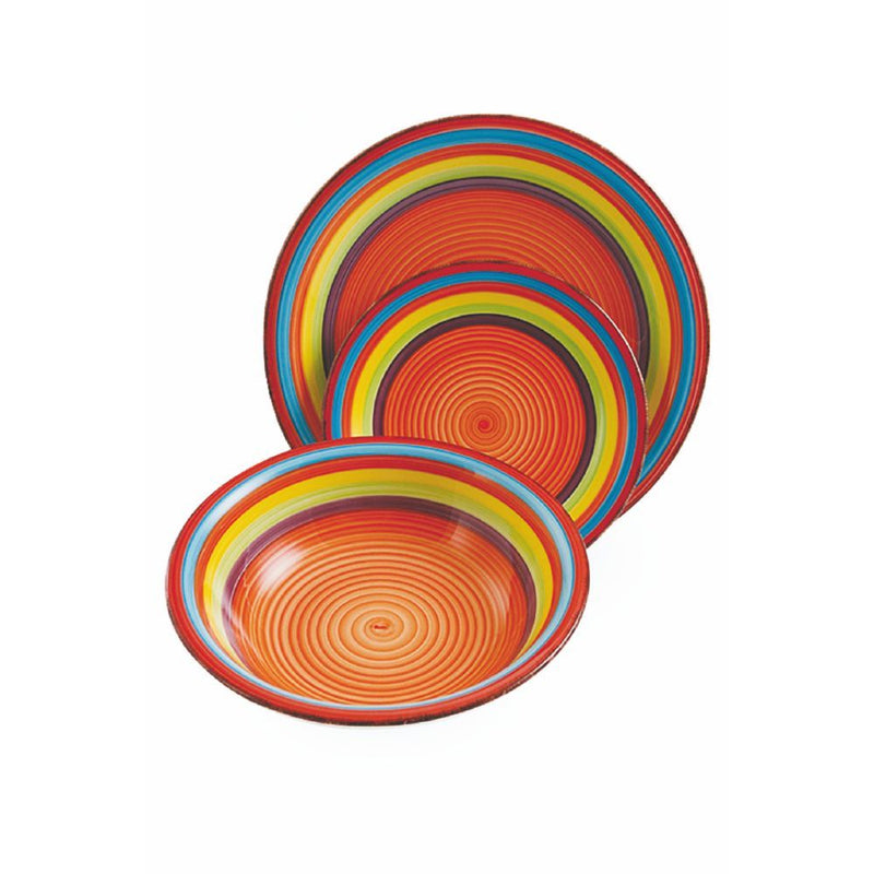 Servizio Piatti 18 Pezzi in Gres Villa d'Este Sombrero