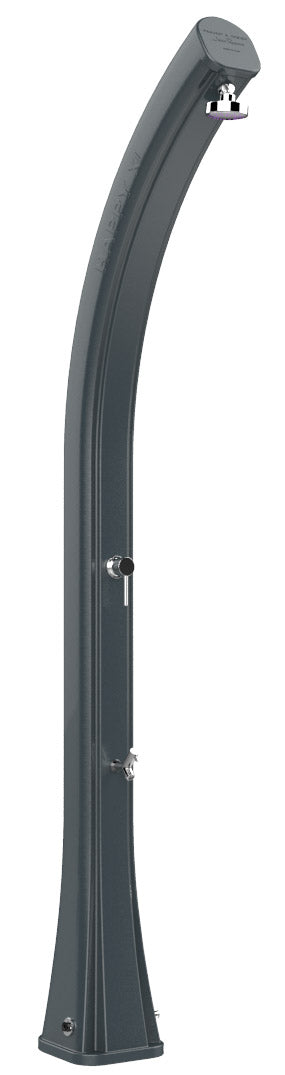 acquista Doccia Solare da Giardino 35L Miscelatore e Lavapiedi Arkema Happy XL Grigio Antracite