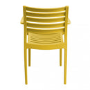 Poltrona Eveline 58,5x55,2x84 cm  in Polipropilene Giallo