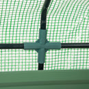 Letto per Orto Fioriera 127x95x92 cm in Acciaio con Copertura Verde