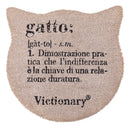 Zerbino "gatto" 70x1,5x40 cm in Cocco e PVC VdE Tivoli 1996 