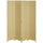 Paravento Separè 4 Ante H170 cm in Legno Marrone