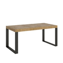 Tavolo Allungabile 180-440x90x77 cm Tecno Quercia Naturale