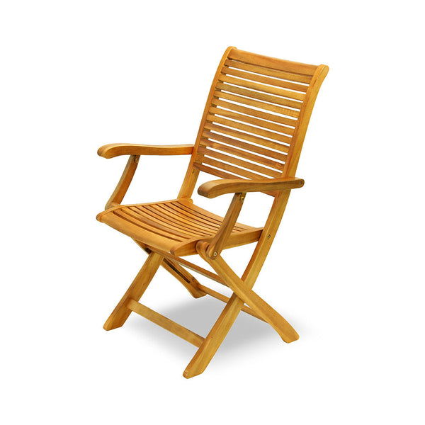 Poltrona da Giardino Pieghevole in Legno Acacia Taddei Rawa online