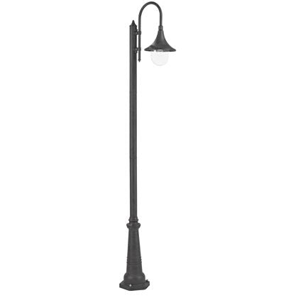 sconto Lampada Palo Alto da Giardino E27 60W in Alluminio Sovil Nero