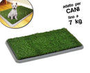 Lettiera per Animali 68x43x5 cm in Erba Sintetica 3 Strati Potty Patch