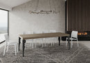 Tavolo Allungabile 140-244x90x77 cm Paxon Premium Tortora Telaio Antracite 