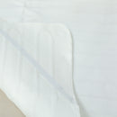 Coperta Elettrica 160x140 cm con 5 Livelli di Calore e 2 Zone di Controllo Indipendenti in Poliestere Bianco      