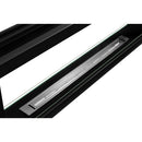 Camino a Bioetanolo Bifacciale Montefalco 120x15x40 cm Potenza 3 kW Struttura in Acciaio Nero