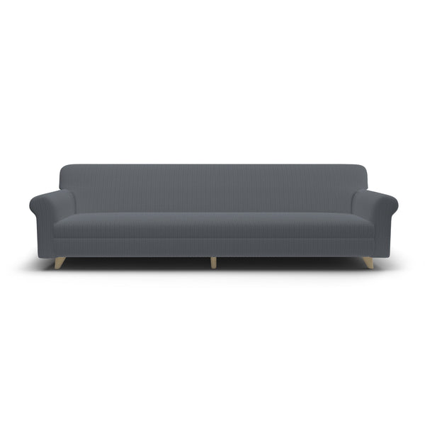 Copridivano Elasticizzato in Poliestere e Cotone Fashionable Grigio Scuro prezzo