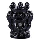 Porta Salviette Testa di Moro 10,6x9,6x13,6 cm  in Ceramica VdE Tivoli 1996 Sicilia