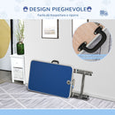 Tavolo da Toelettatura e Tosatura Pieghevole per Cani e Gatti 70x45x74-81 cm Carico 70Kg Blu