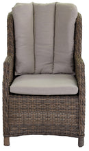 Poltrona da Giardino in Polyrattan Baltimora Grigio