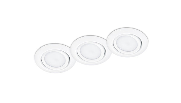 prezzo Illuminazione da Incasso da Interno a LED in Metallo Bianco Opaco