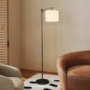 Lampada da Terra LED Dimmerabile con 5 Modalità Preimpostate 54,3x30,6x159,6 cm con Telecomando e Timer 60 Minuti in Metallo Nero   