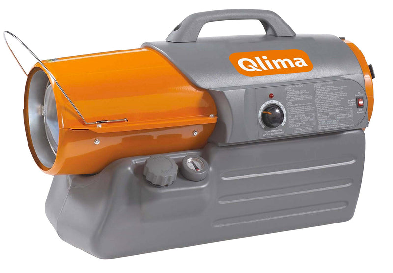 Generatore di Aria Calda a Kerosene/Diesel 16,5kW Qlima DFA1650 Arancione e Grigio