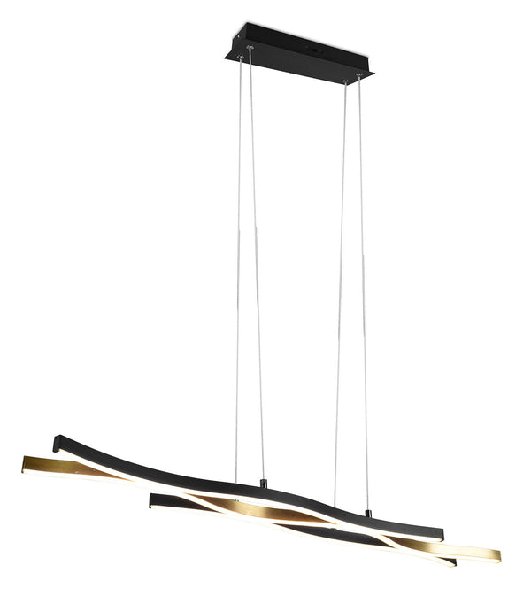 online Lampada a Sospensione da Interno a LED in Metallo Ottone Opaco