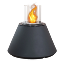 Camino a Bioetanolo Braciere da Pavimento Ø60xh56 cm per Interno ed Esterno Stromboli Antracite