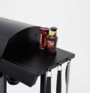 Barbecue a Gas 3 Bruciatori 109,5x51x98,7h cm Accensione Piezoelettrica in Acciaio Louis Nero