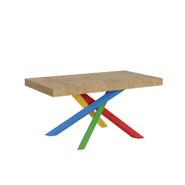 Tavolo Allungabile 160-420x90x77 cm Volantis Quercia Naturale sconto