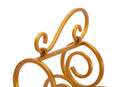 Porta Bottiglie Glam Ring 6 Posti 36x17,5x33,5 cm in Ferro Oro