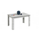 Tavolo allungabile 140/180x80x76 cm Maribor betulla bianco oliva