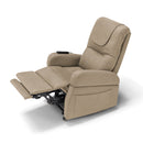 Poltrona Alzapersona Elettrica 3 motori 70x87x105 cm in Tessuto Diva Dubai Tortora