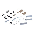 Binario per Porte Scorrevoli con Kit di Accessori Stile Rustico in Legno 200 cm 