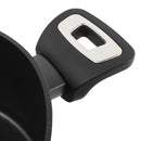 Casseruola 2 Maniglie Ø 24cm Antiaderente Induzione Silex Elegance Black Nero