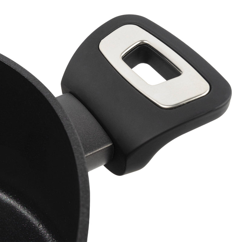 Casseruola 2 Maniglie Ø 24cm Antiaderente Induzione Silex Elegance Black Nero