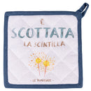 Set 3 Presine 20x20 cm in Cotone VdE Tivoli 1996 Le Travisate Bianco