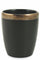 Set 6 Bicchieri per Acqua in Gres 330 ml Villa d'Este Home Tivoli Nero Naima