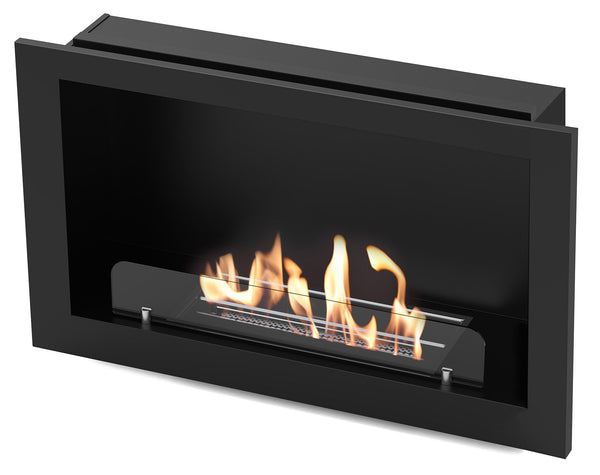 prezzo Camino a Bioetanolo da Incasso 84x54x26 cm 4,11kW Nero
