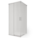 Box Doccia Angolare 2 Ante Scorrevoli in Cristallo Acidato 6mm H195 Bonussi Sofie Varie Misure