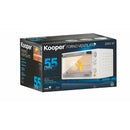 Forno Fornetto Elettrico Ventilto 2000W 55 Litri Kooper 55 Bianco