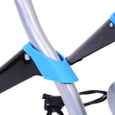 Rullo per Bicicletta a Magnete per Allenamento in Casa Argento 54.4x47.2x39.4 cm 