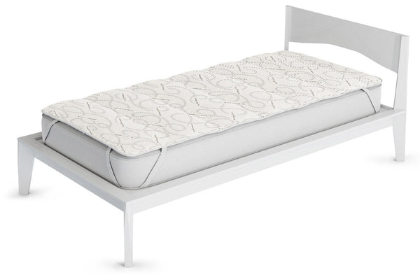 Topper Trapuntato Imbottito in Fibra di Cashmere con Elastici Tortora Varie Misure acquista