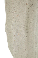 Vaso Resina Ester Ø23x50 cm in Resina Sabbia      