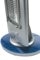 Stufa al Carbonio 1200W 2 Elementi Kooper Marrakech Silver