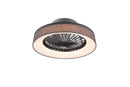 Plafoniera Ventilatore da Interno a led in PLASTICA Grigio